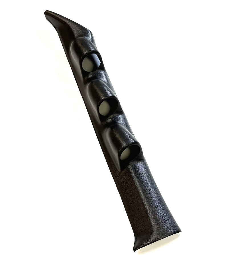 Black Triple Gauge 52mm Pillar Pod for 1996-2000 Honda Civic EK