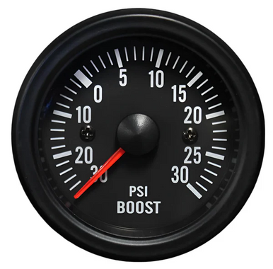 Electrical Boost Gauge Clear Lens White LED