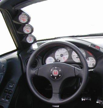 Honda Del Sol 3 Pod Full Pillar