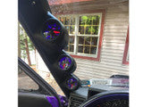 1984–1988 Toyota Pickup (4th Gen) Triple Full A-Pillar Gauge Pod – Three 52mm (2-1/16") Gauges