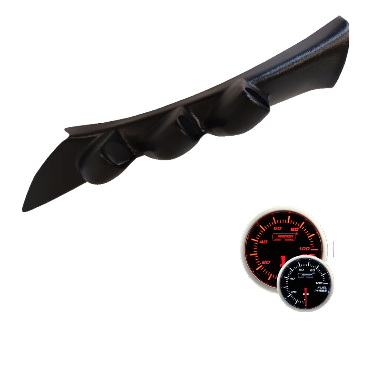 2006–2009 Chevrolet TrailBlazer SS Triple Full A-Pillar Gauge Pod – Performance Gauge Kit