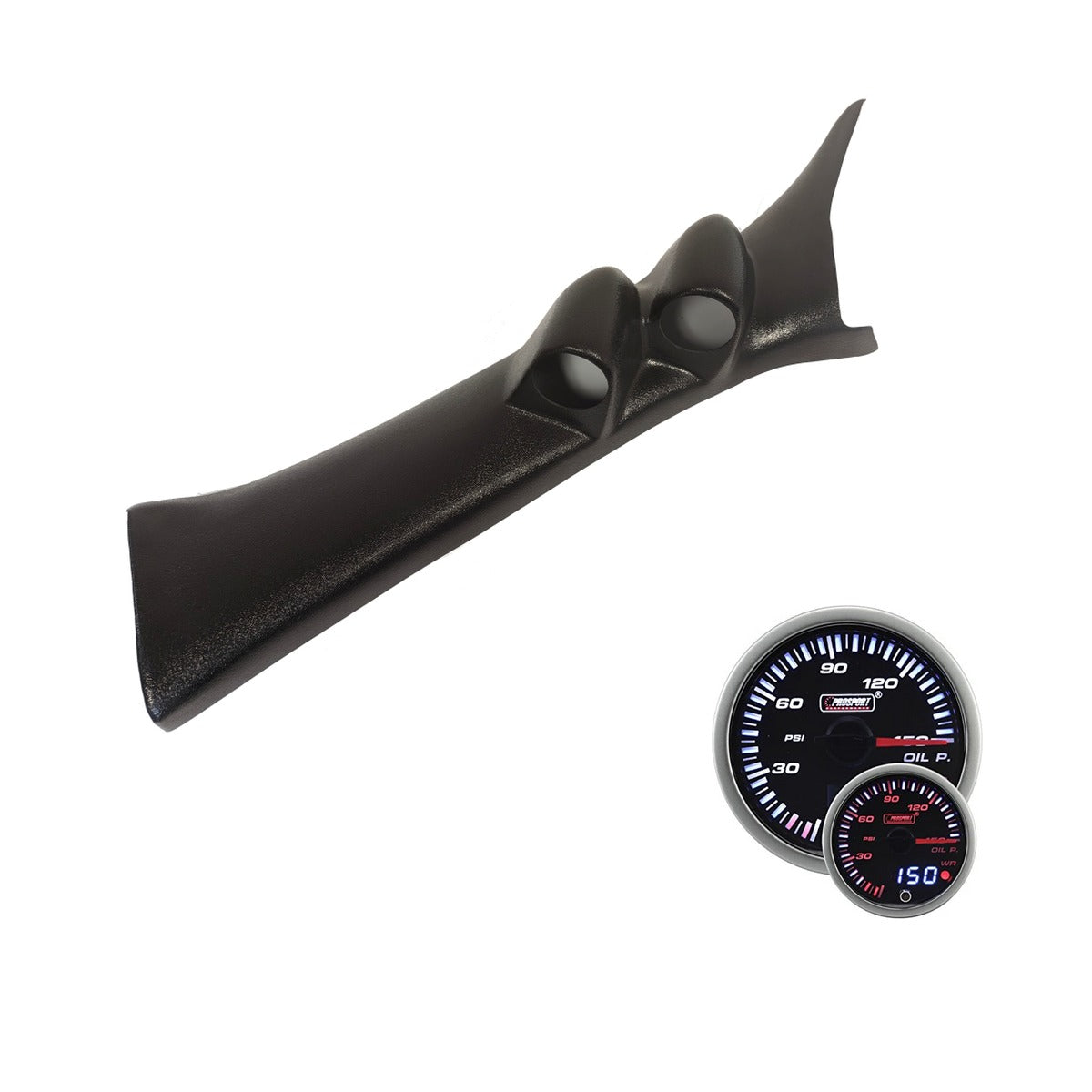 2011–2023 Dodge Charger / Chrysler 300 Double A-Pillar Gauge Pod – JDM Gauge Kit (Two 52mm)