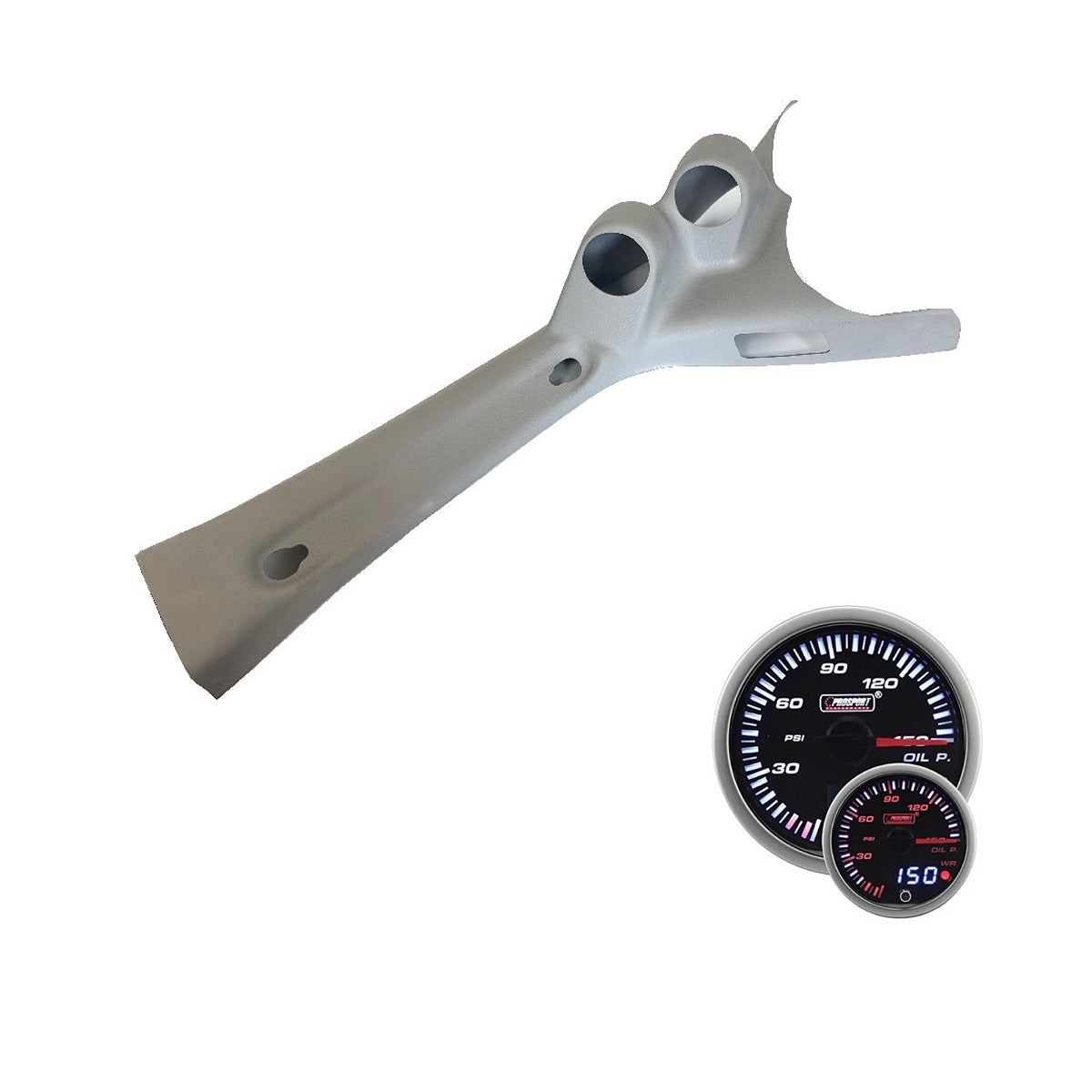 2005–2012 Nissan Frontier (D40) Double A-Pillar Gauge Pod – JDM Gauge Kit (Two 52mm)