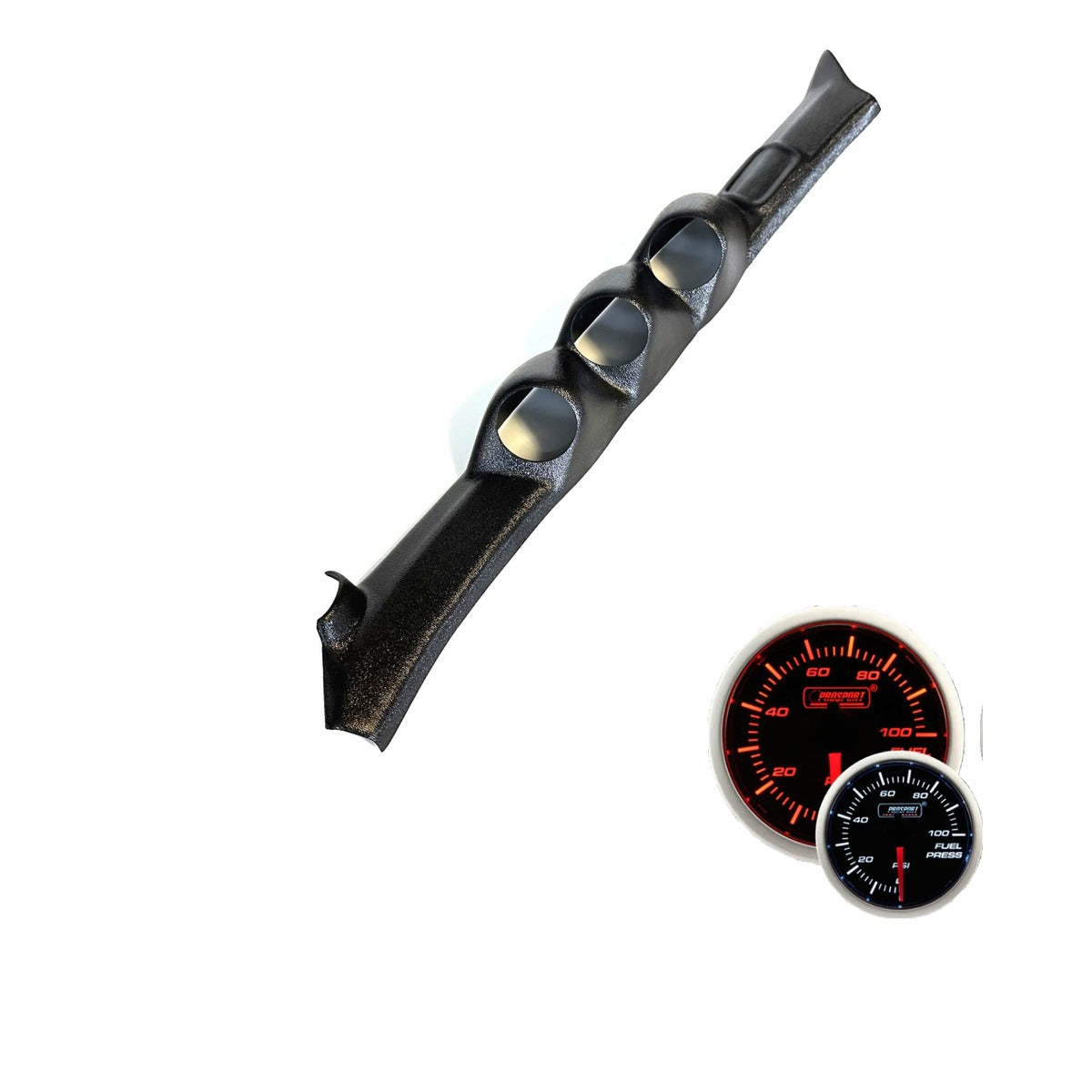 1986–1995 Nissan Hardbody / Pathfinder (D21/WD21) Triple A-Pillar Gauge Pod – Performance Gauge Kit (Three 52mm)