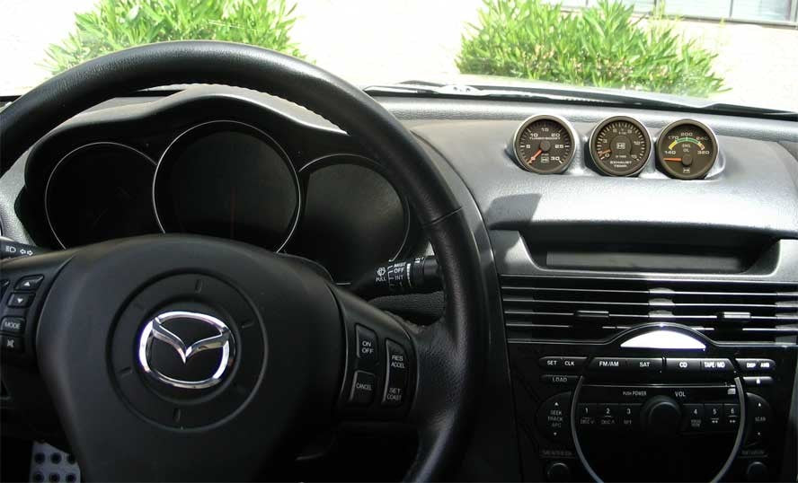 Mazda RX8 | 3 Pod Dash Panel | 2004-2008
